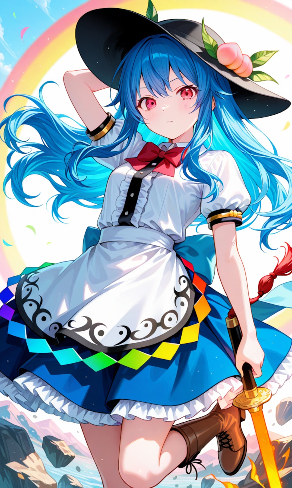 妹紅、天子、さとり、こいし