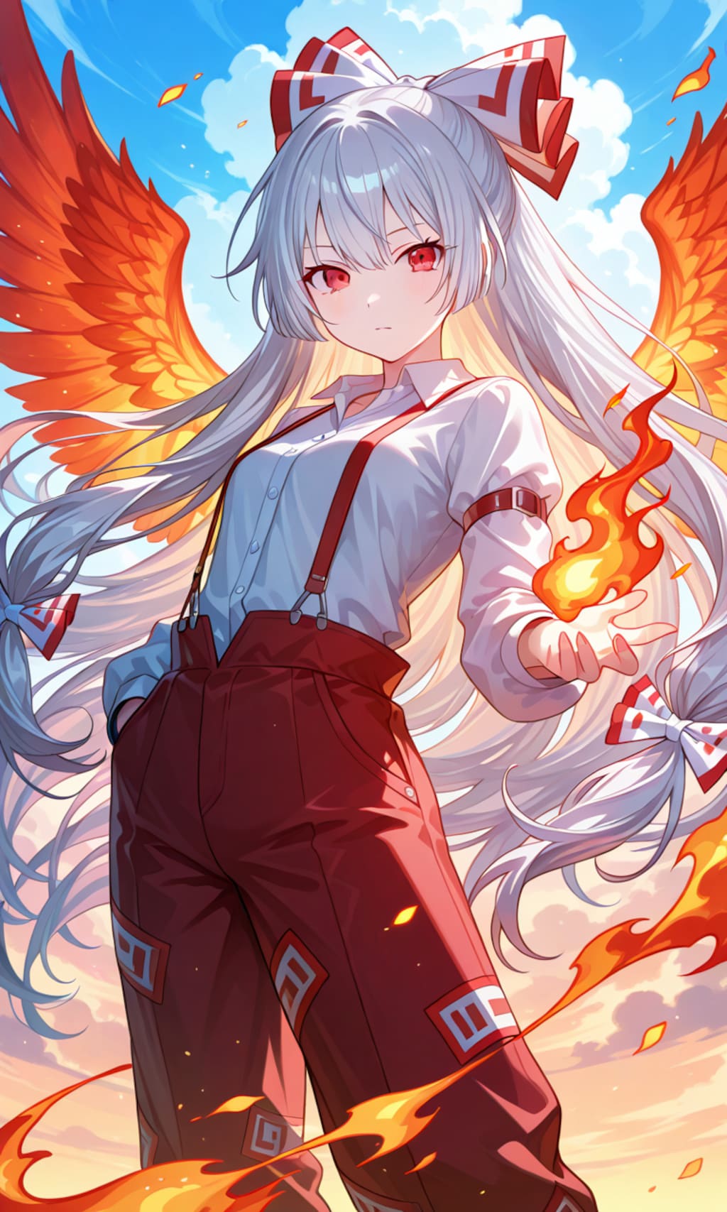 妹紅、天子、さとり、こいし