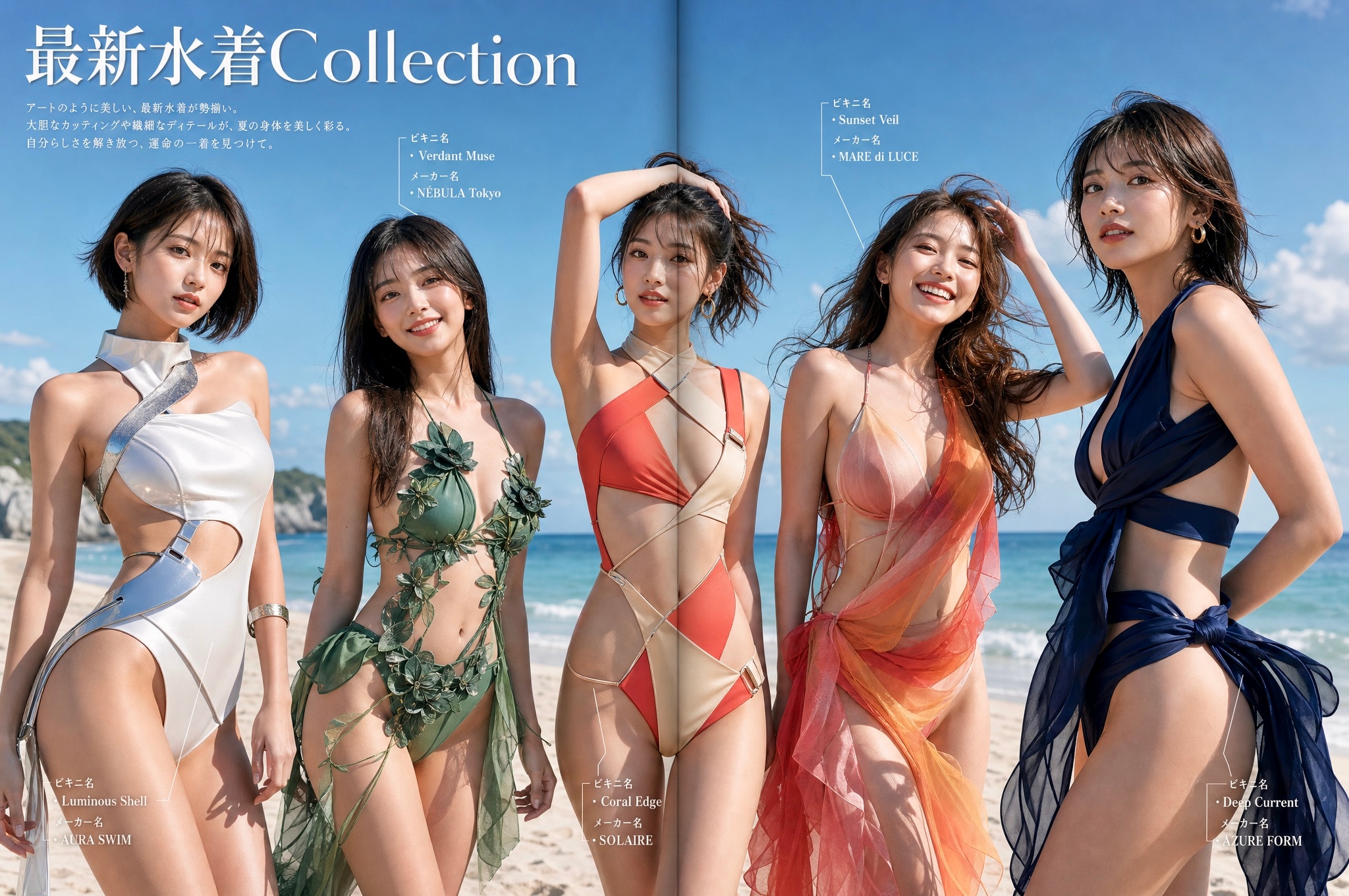 最新水着コレクション
