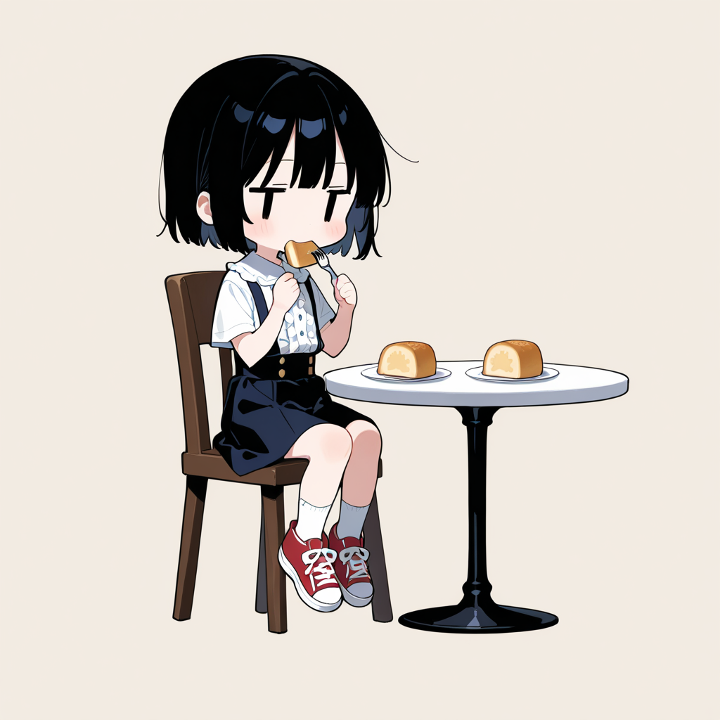 パウンドケーキを食べる | の人気AIイラスト・グラビア