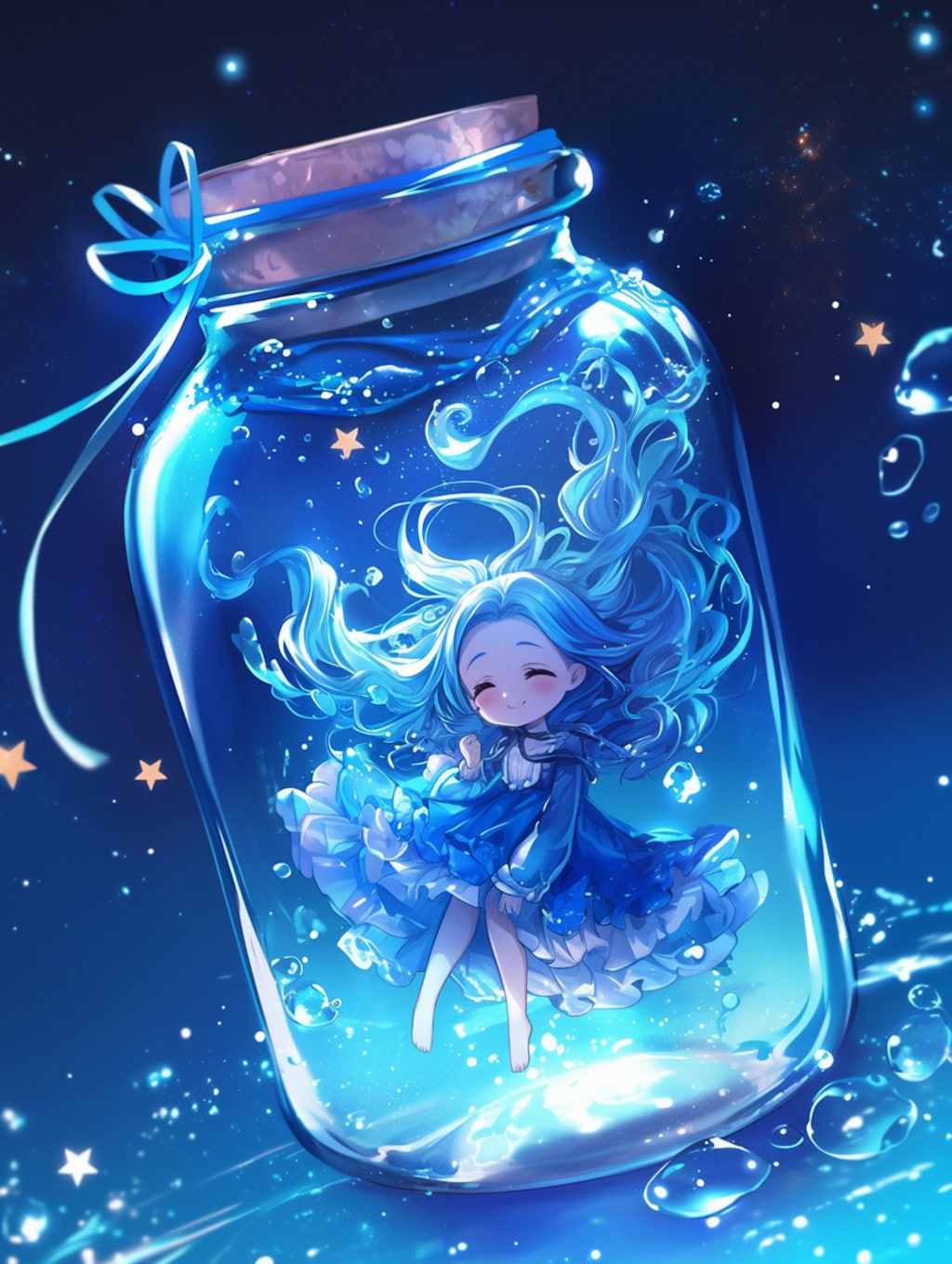 「瓶詰の少女」蒼67