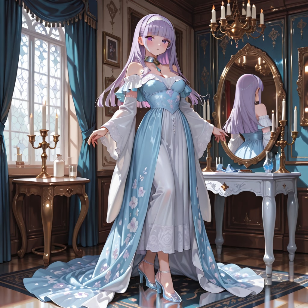 ドレス試着 | の人気AIイラスト・グラビア