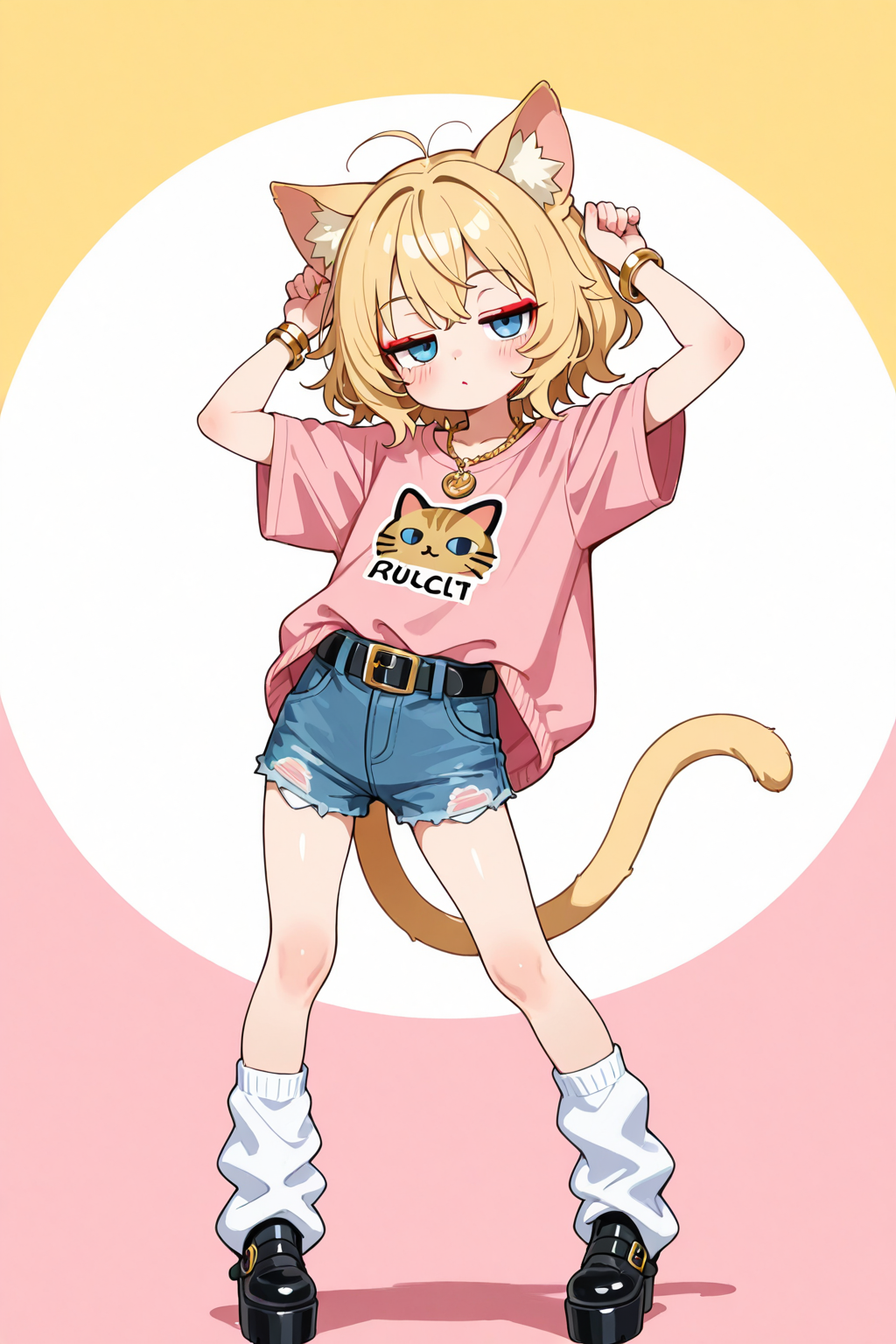 金髪ギャルねこだにゃ！！ | の人気AIイラスト・グラビア