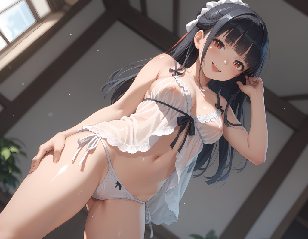 ネグリジェ若奥様
