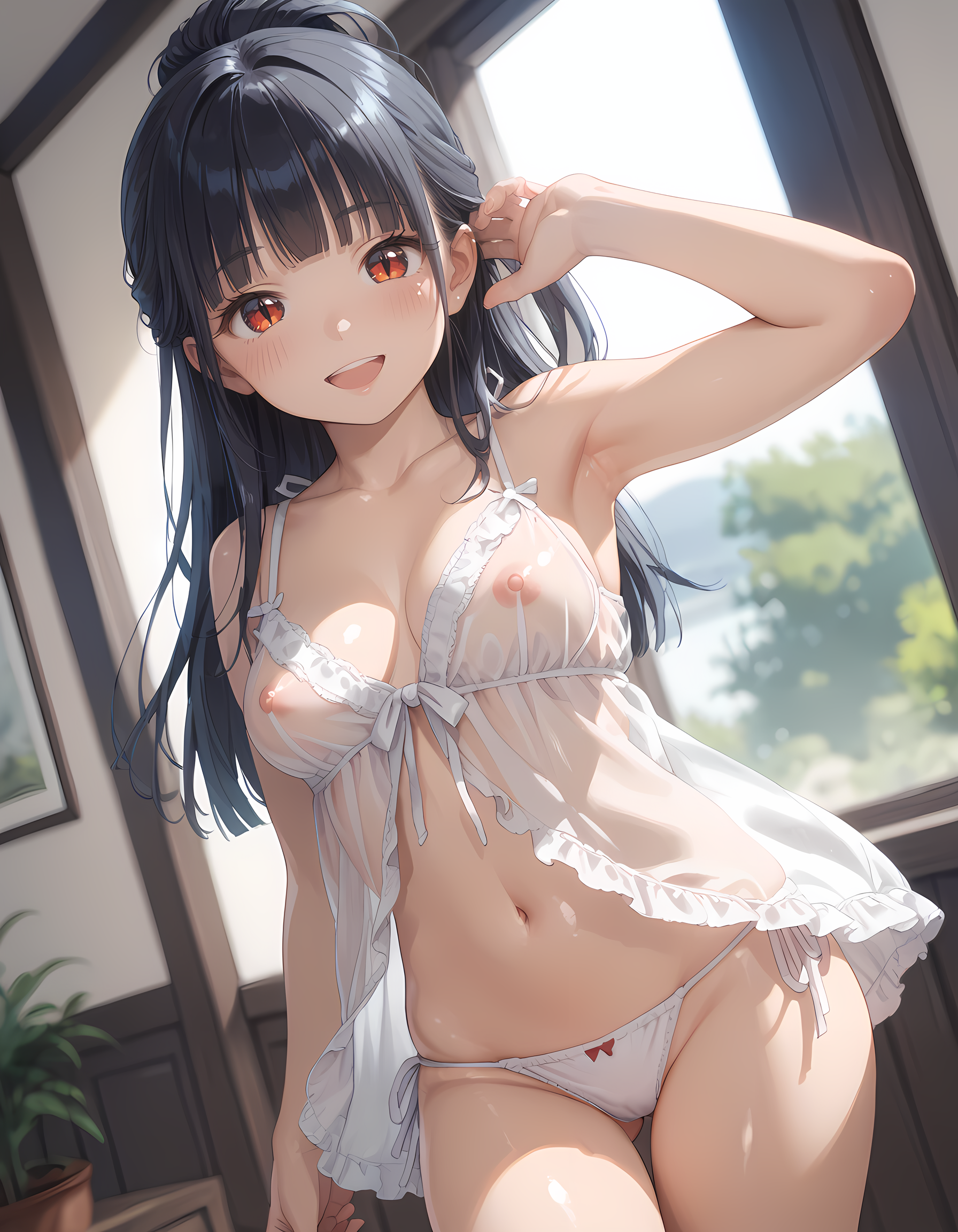 ネグリジェ若奥様