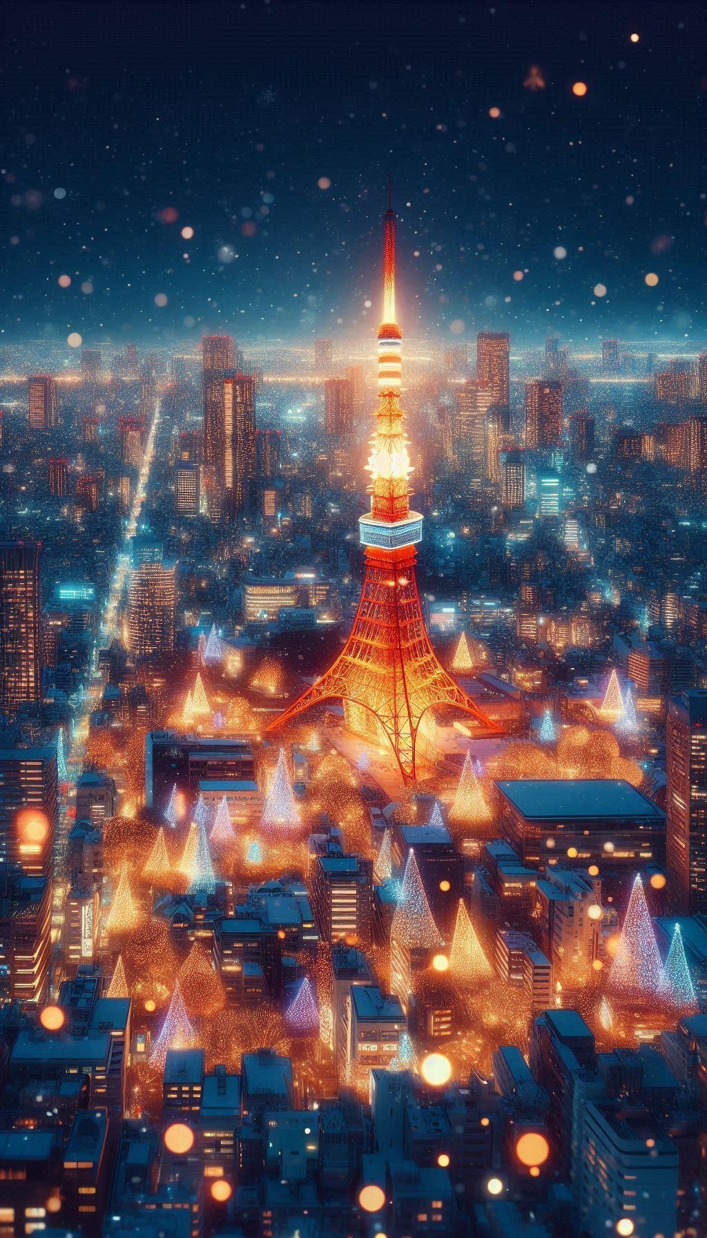 🗼東京タワーのイルミネーション🎄
