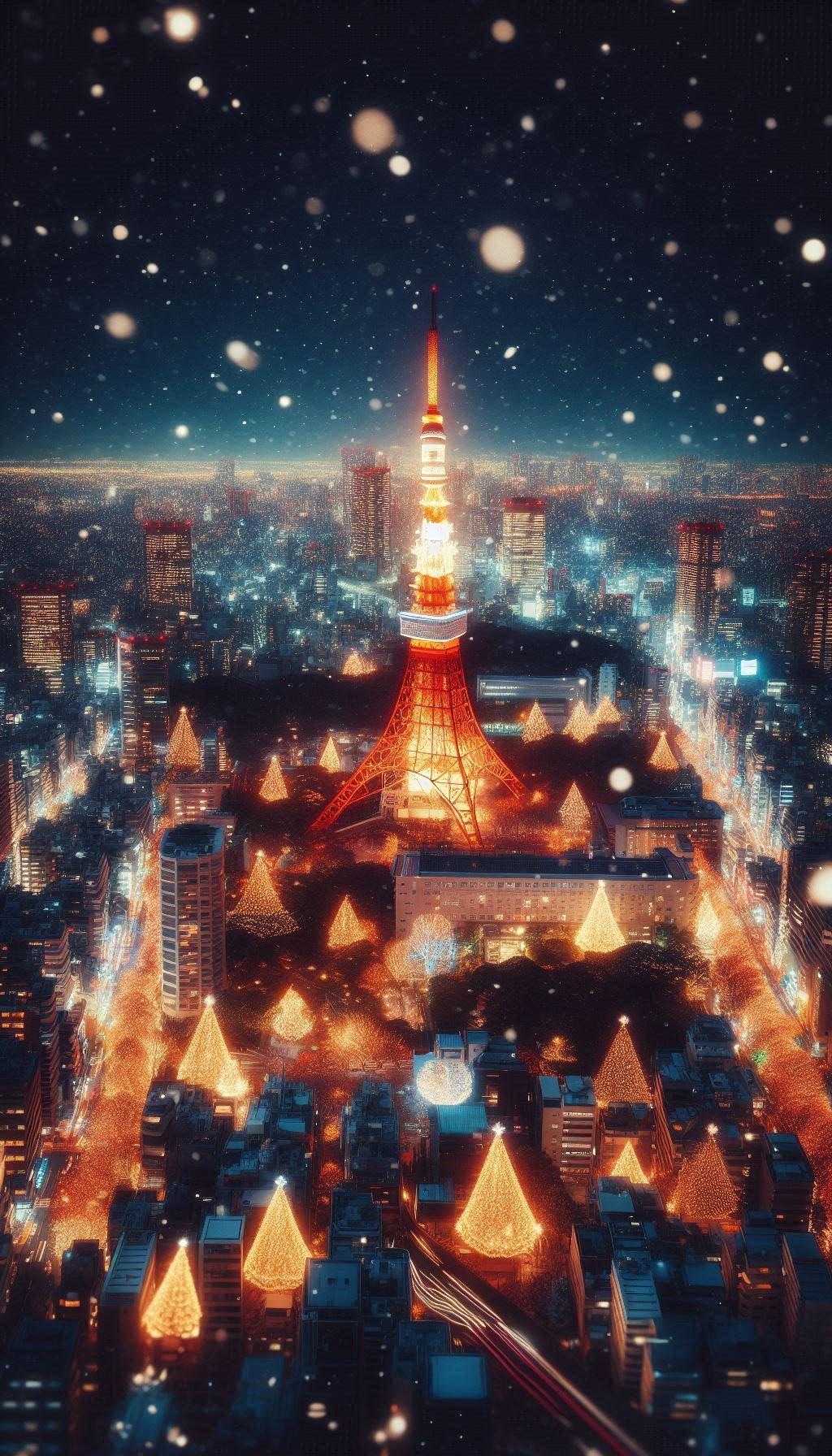 🗼東京タワーのイルミネーション🎄