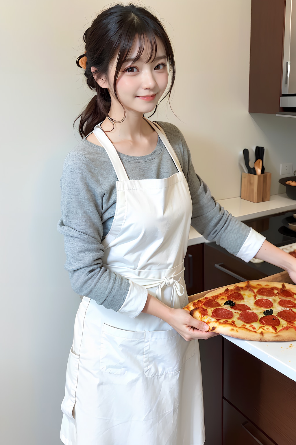 こはるのピザ作りチャレンジ