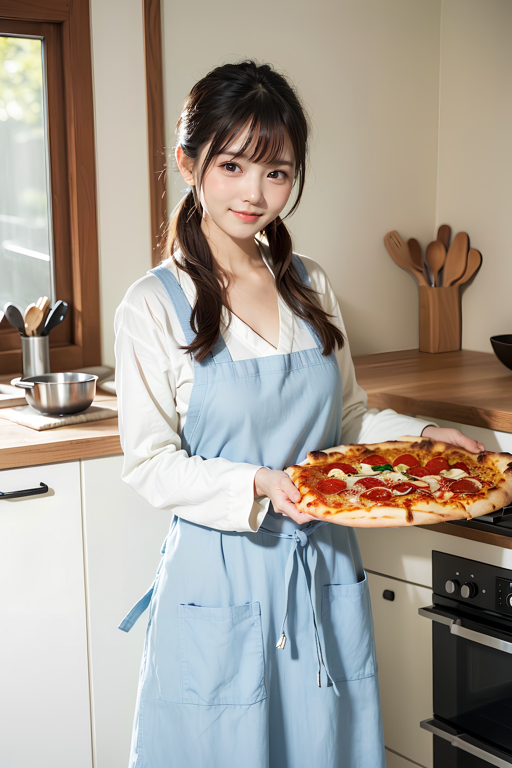 こはるのピザ作りチャレンジ