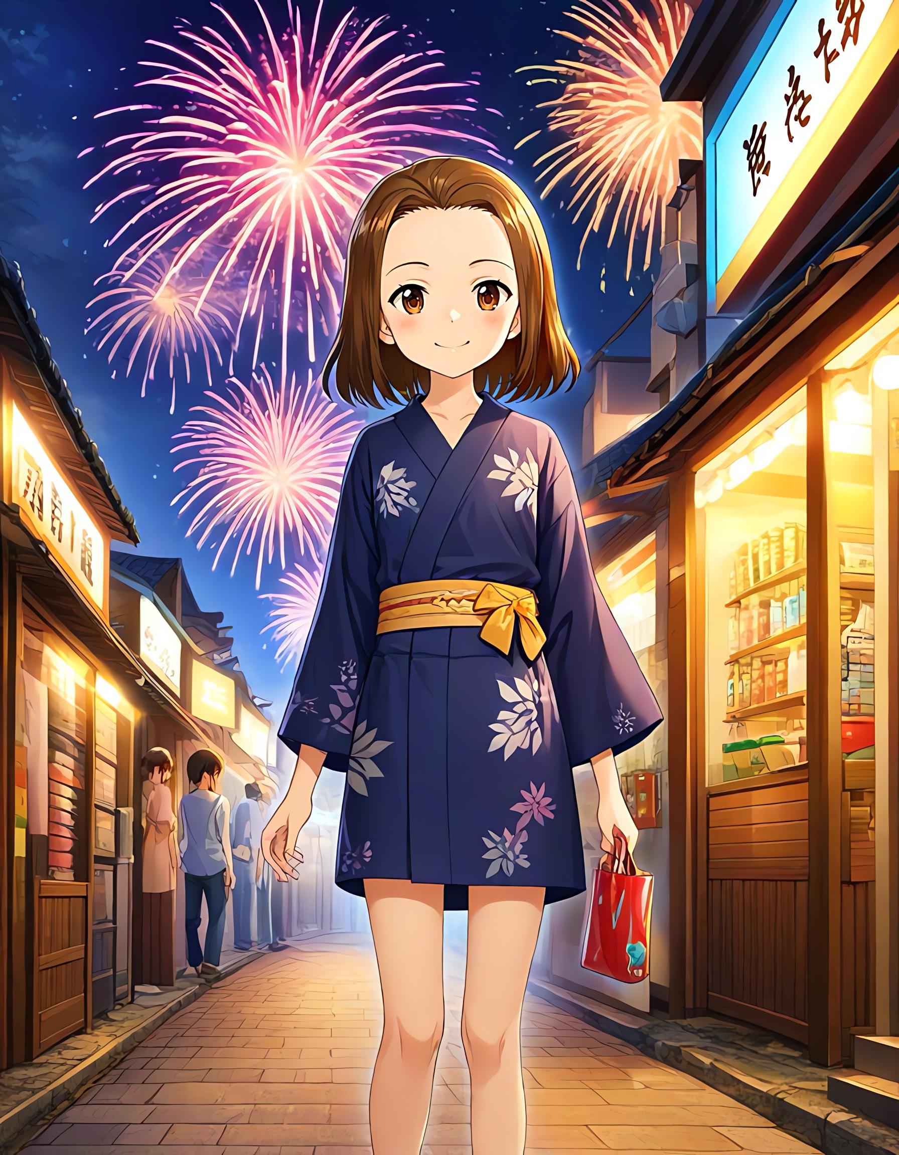 そろそろ浴衣も終わりかな！ | の人気AIイラスト・グラビア