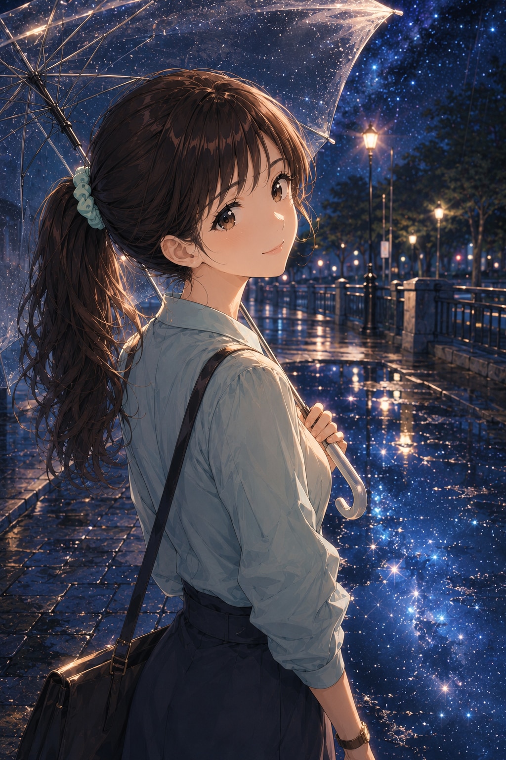 水面に映る星空 | の人気AIイラスト・グラビア