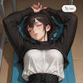 眠っているお姉さん③ 5枚目
