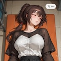 眠っているお姉さん③ 6枚目