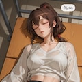 眠っているお姉さん③ 4枚目