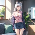 萌え袖(*´ω｀*)企画作品です 2枚目