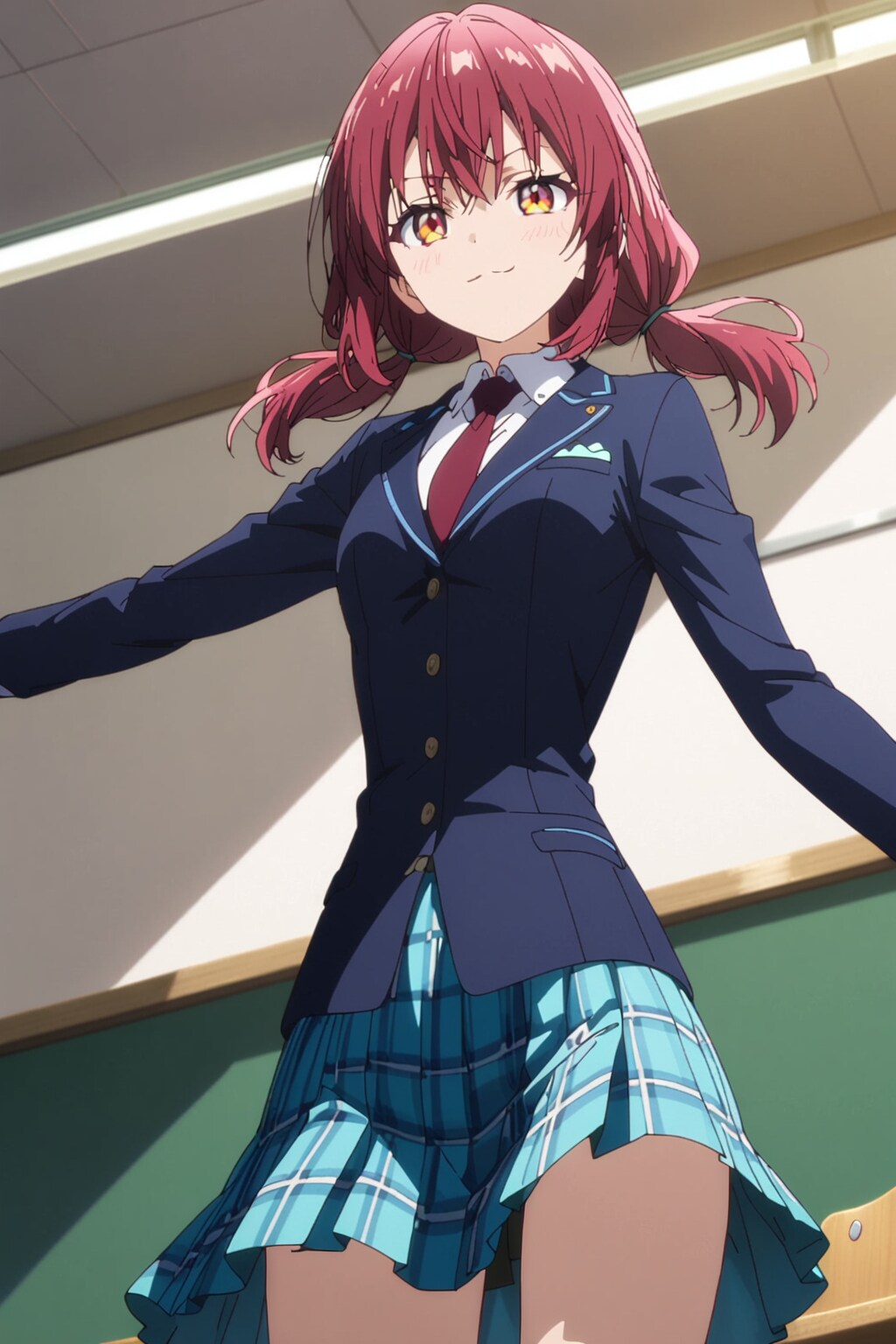 紅髪おさげ委員長ちゃん