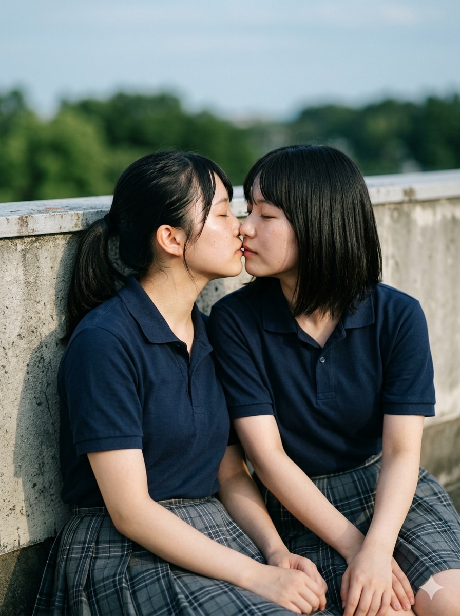 なかよし、キス