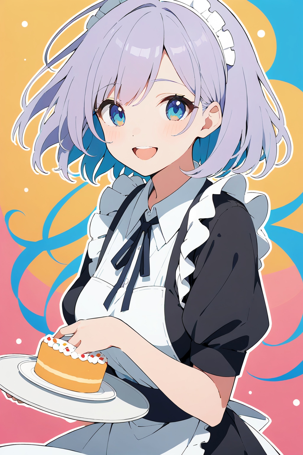 ちょ…！？ケーキケーキ！！ | の人気AIイラスト・グラビア