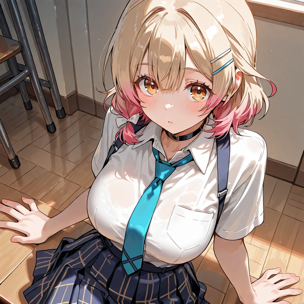 上目遣いガール
