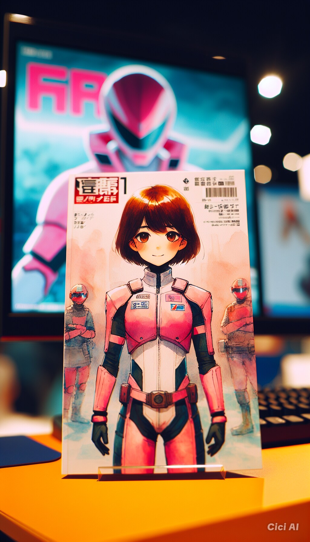 パワードスーツ戦隊のピンクの子の薄い本