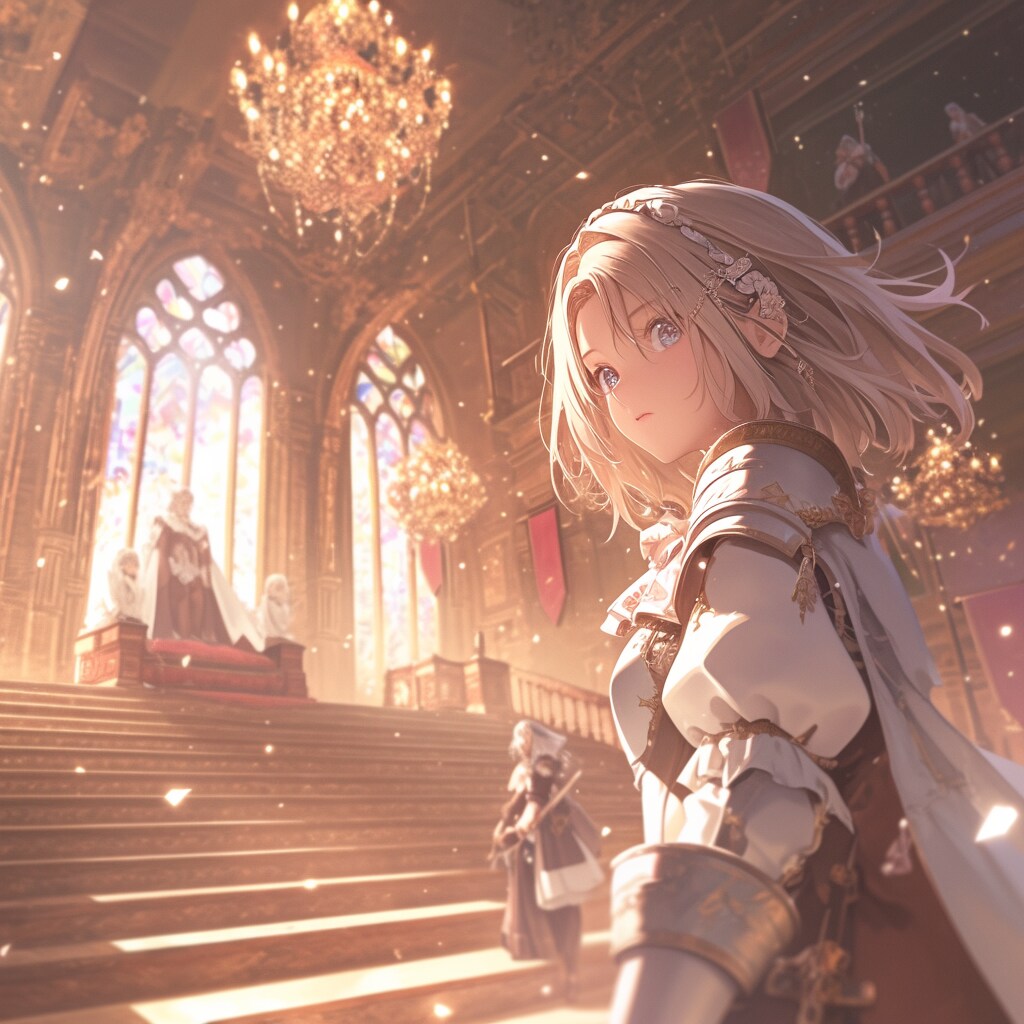 コーネリア城と女の子 Cornelia Castle and Girls