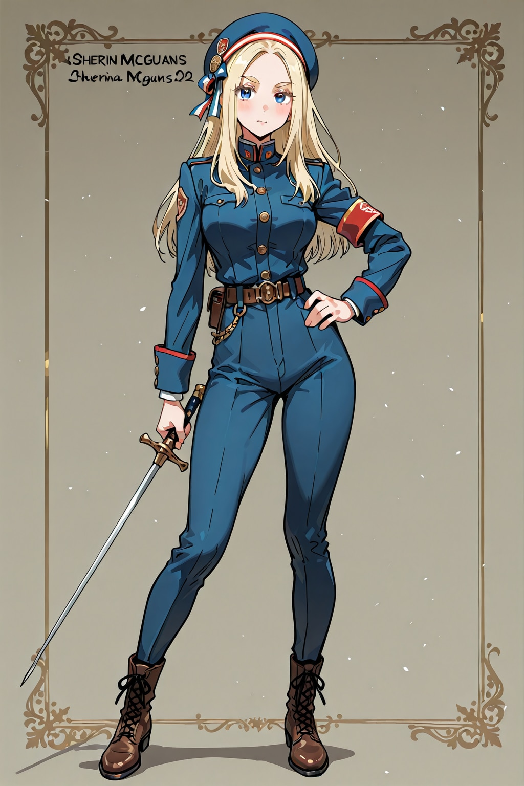 「シェリーナ・マクガン」の全身写真 | の人気AIイラスト・グラビア