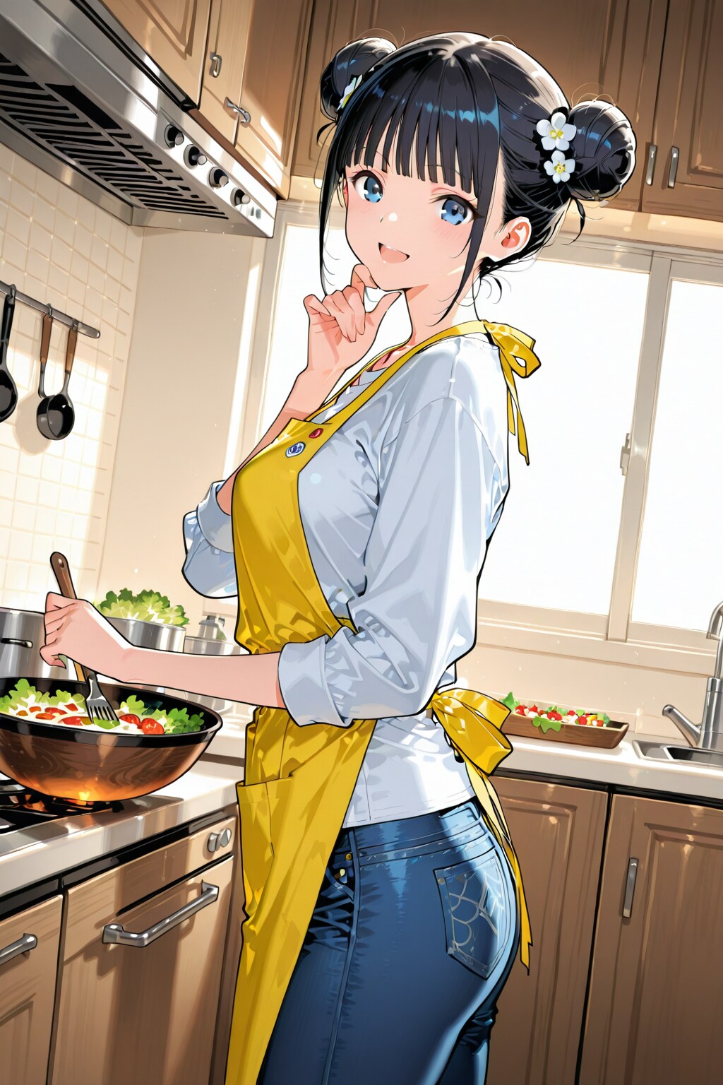 おだんごちゃん🍡✨と朝ごはん🍚✨　5/9 | の人気AIイラスト・グラビア