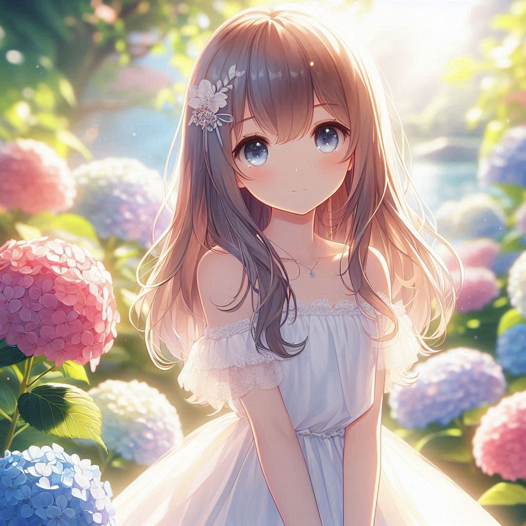 紫陽花(DALL-E)(4)