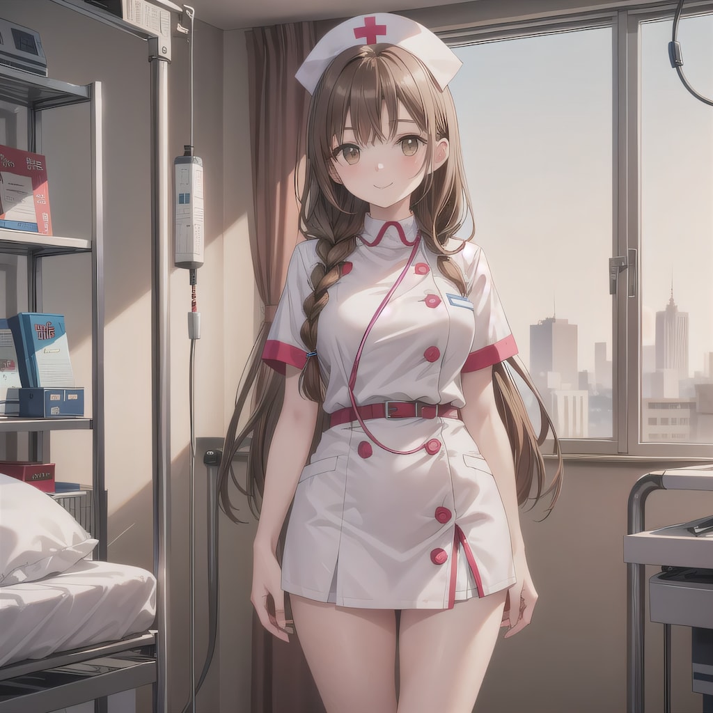 茶髪ロングで白衣の少女６