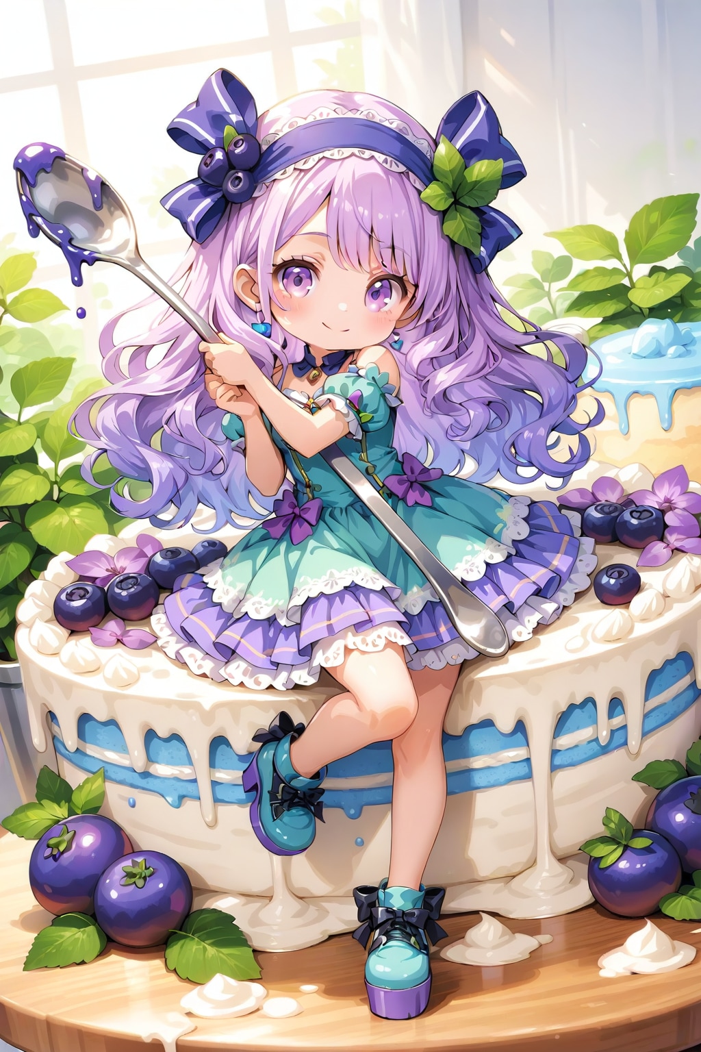 ブルーベリーちゃん | の人気AIイラスト・グラビア