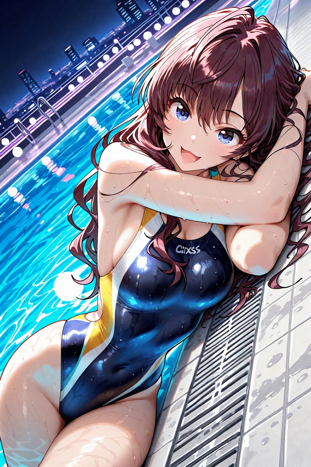 GWは豪華なナイトプールで