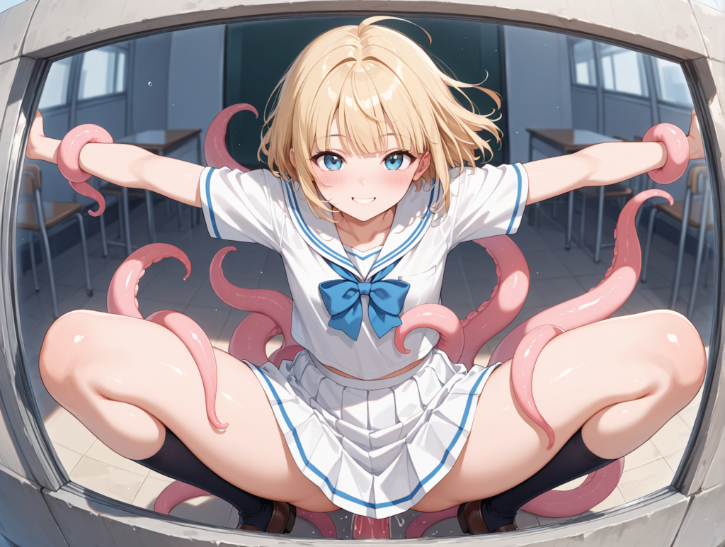 魔法娘３と触手＃１