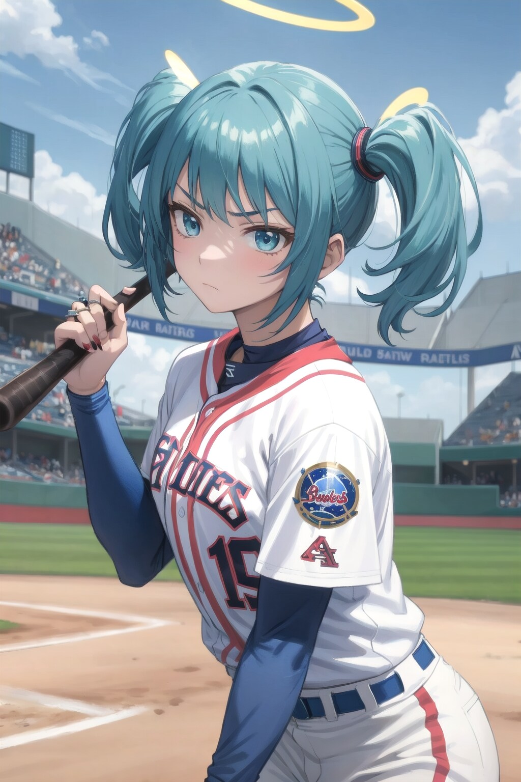 二刀流だよ！ドクロちゃん！