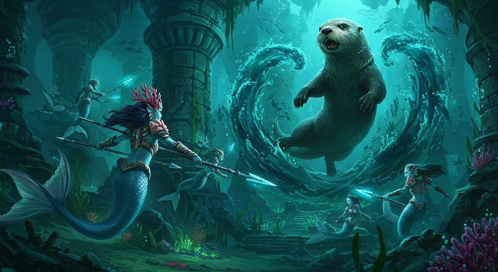 人魚部隊VS魔王ラッコ