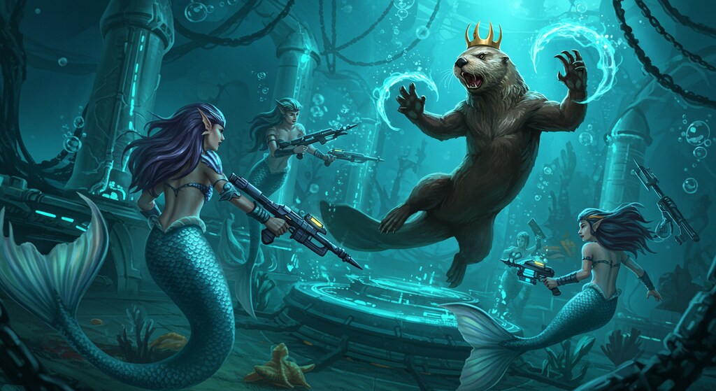 人魚部隊VS魔王ラッコ