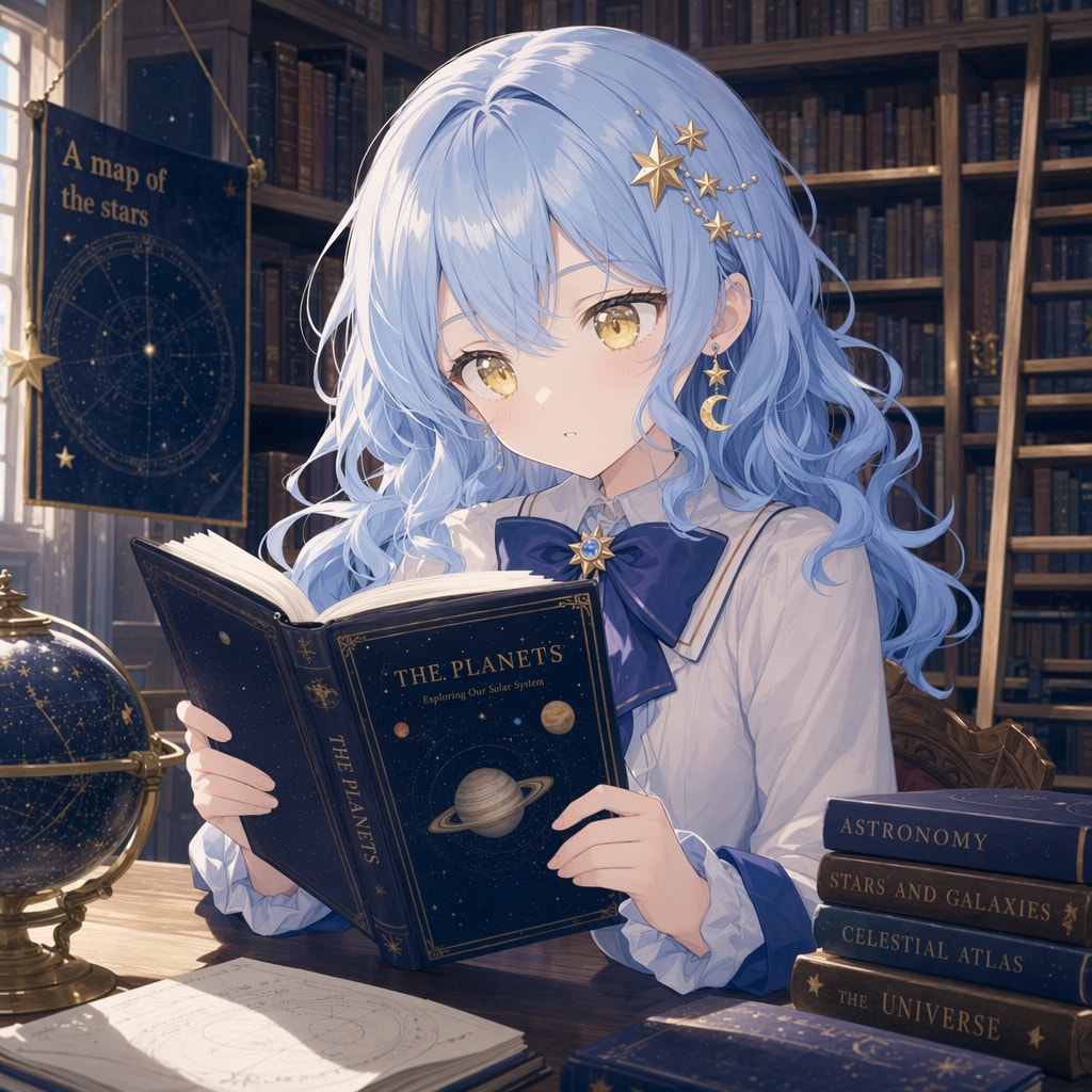読書する女の子