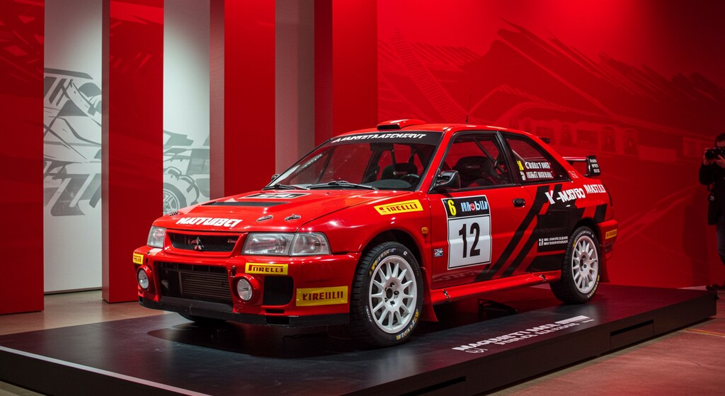 三菱ランサーエボリューションラリーカー