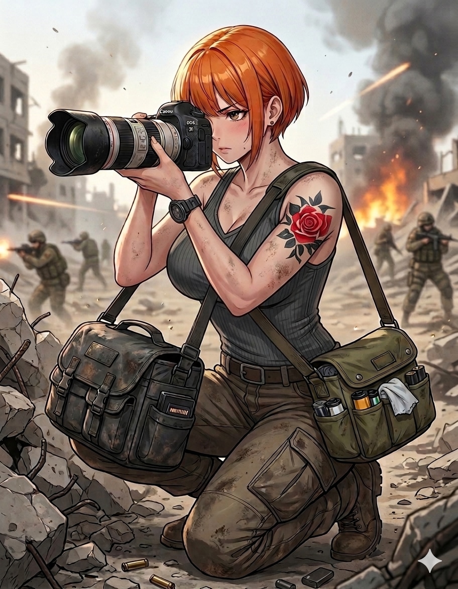 戦場カメラマン 巫橙 煌(Mikoto Futou)