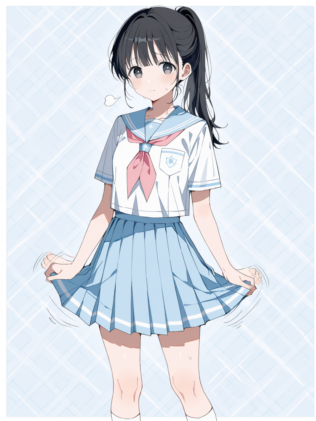 スカートぱたぱたチャレンジ