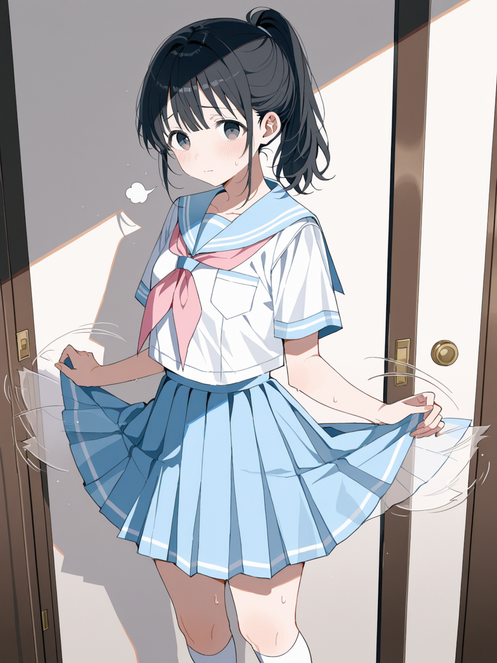 スカートぱたぱたチャレンジ