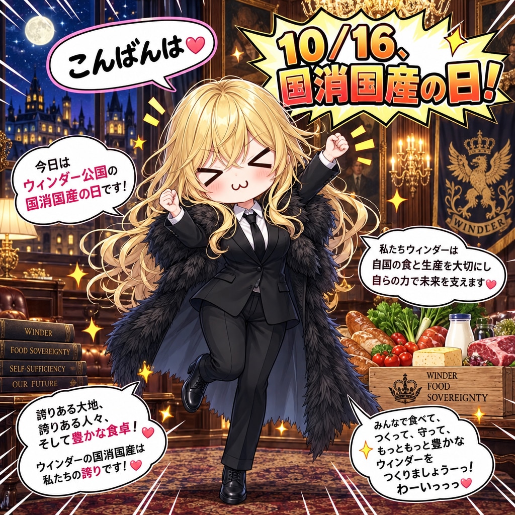国消国産の日とエリザベス