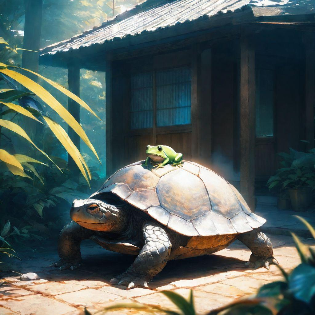 🐢と🐸 | の人気AIイラスト・グラビア