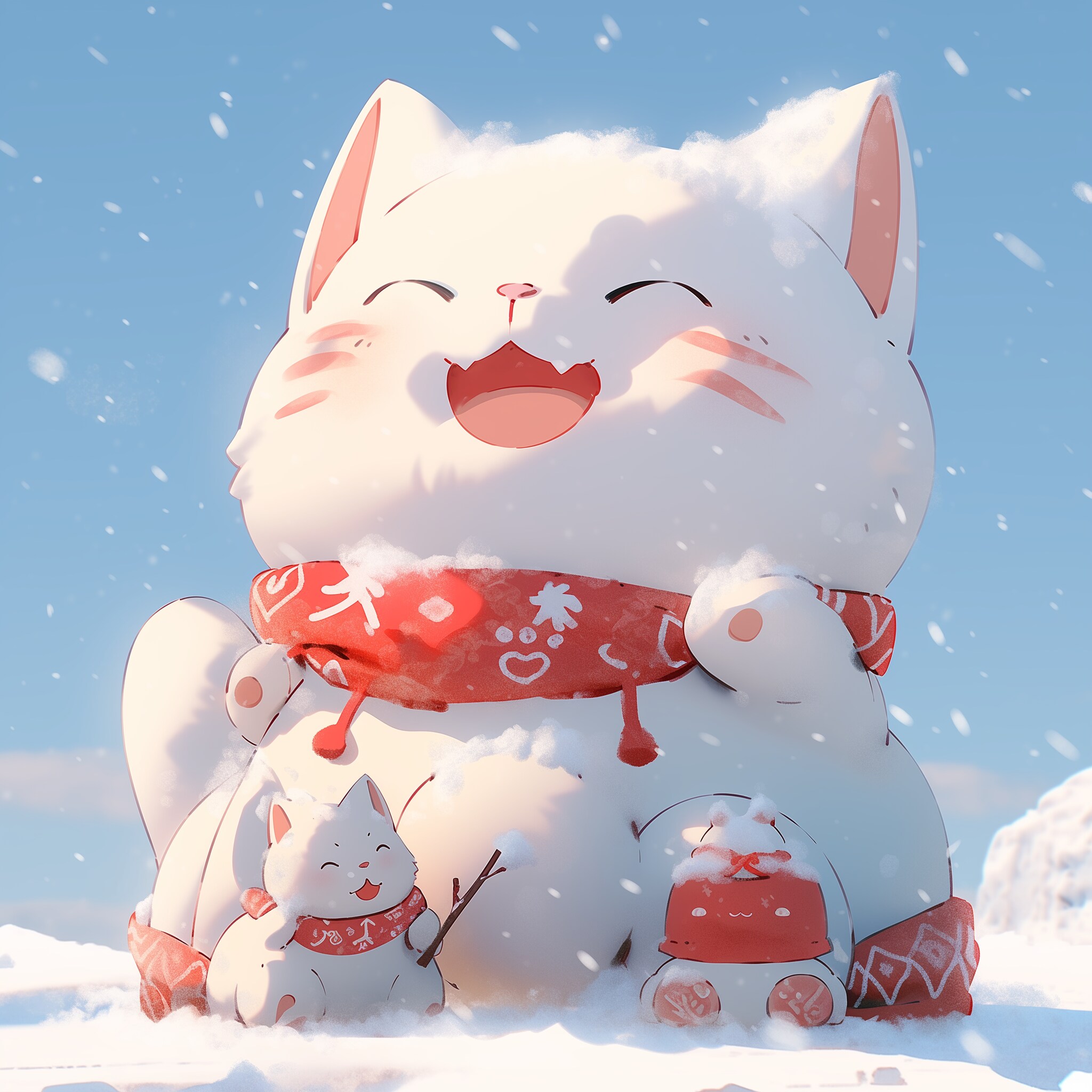 ……〇〇ちゃん！つくってくれてありがとにゃ！！