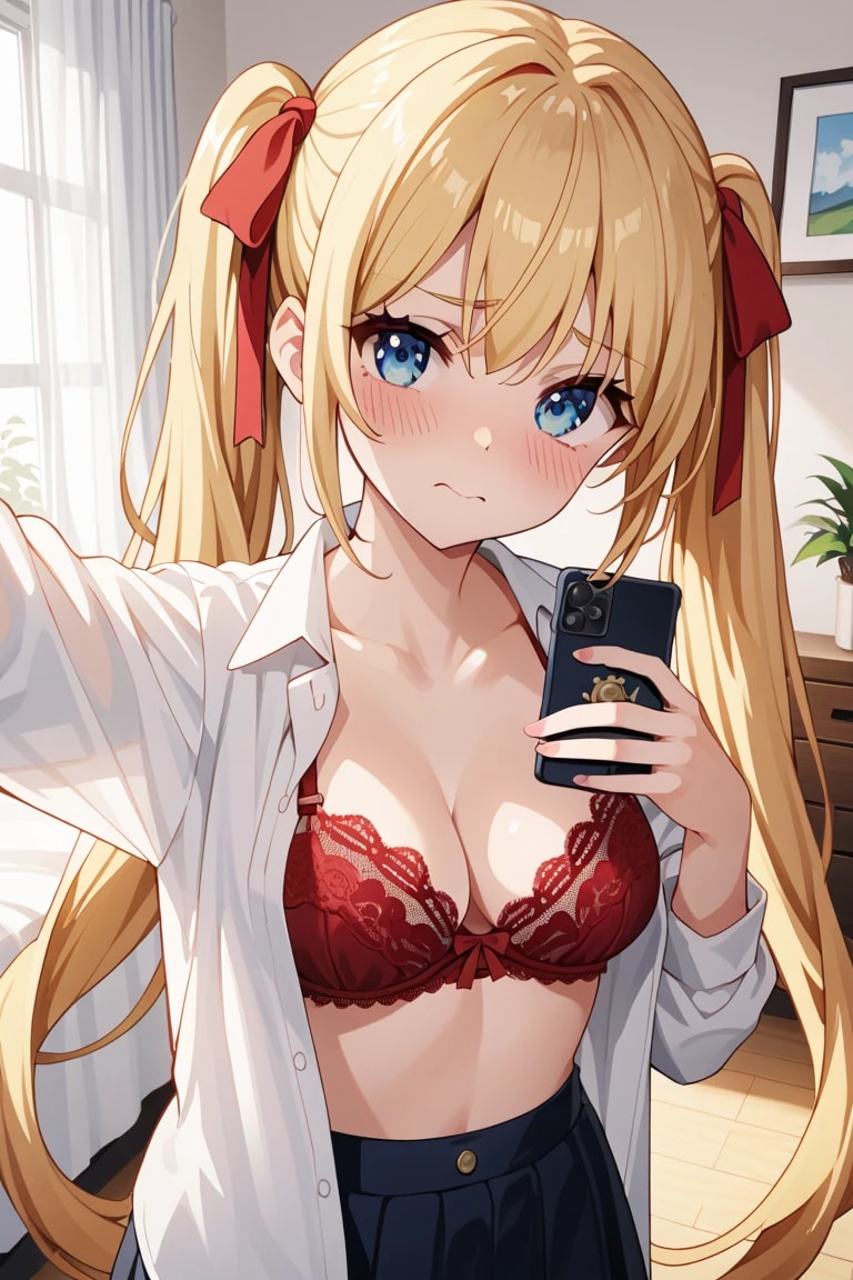 ……べ、別に、あんたに見せるために撮ったんじゃないわよ！