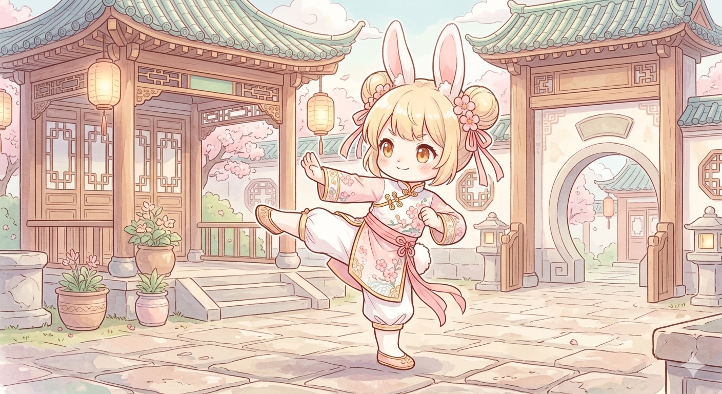 ケモミミカンフー38 | の人気AIイラスト・グラビア