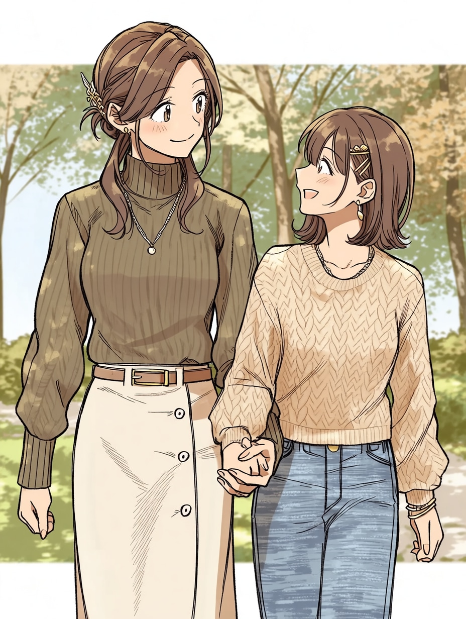 母と娘306 | の人気AIイラスト・グラビア