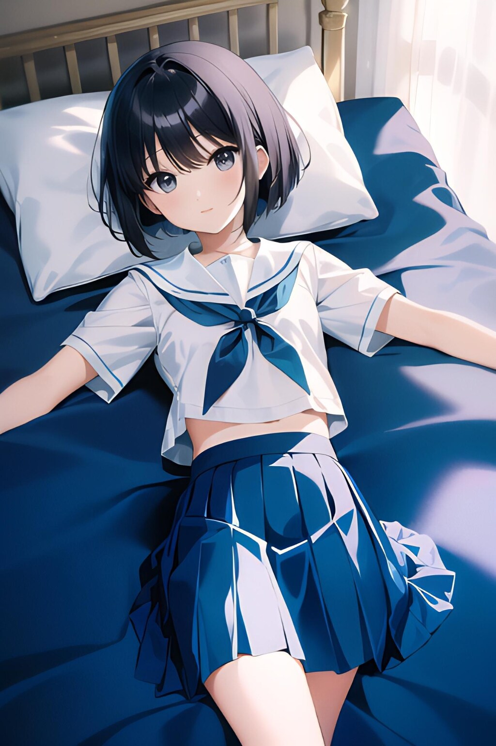 蒼々ベッド(制服ダイブ)