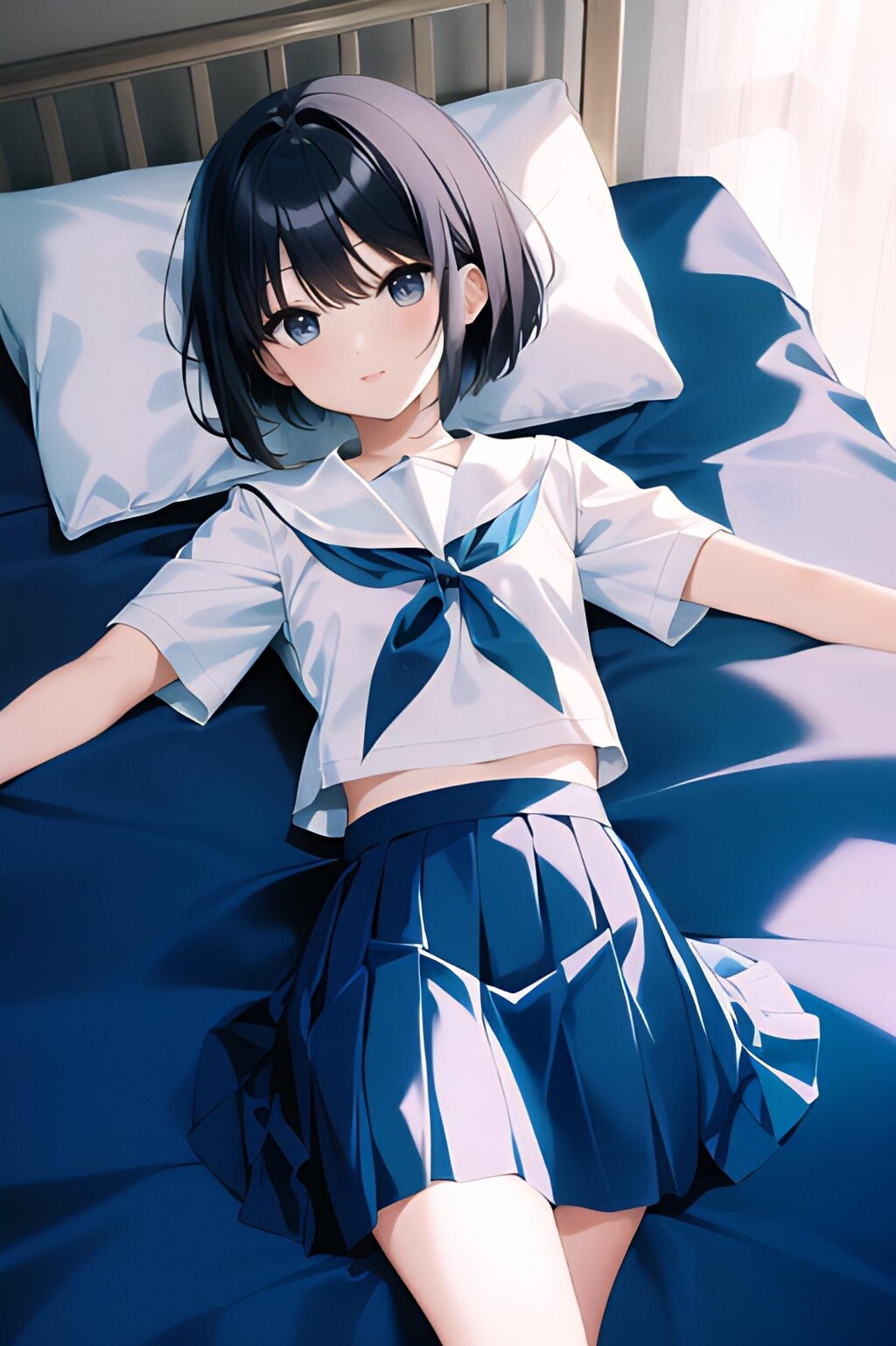 蒼々ベッド(制服ダイブ)