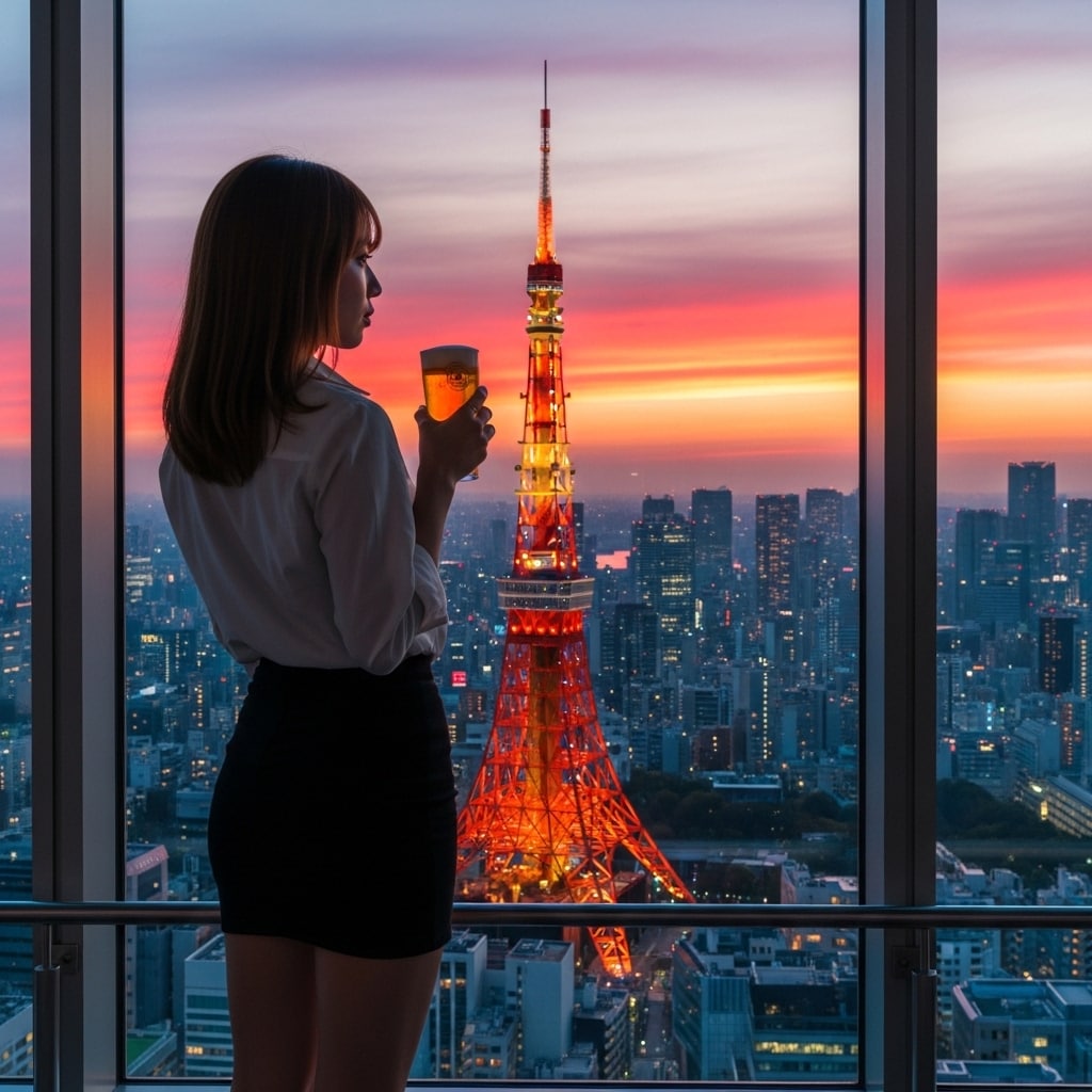 東京タワー　今は亡き貿易センタービルから