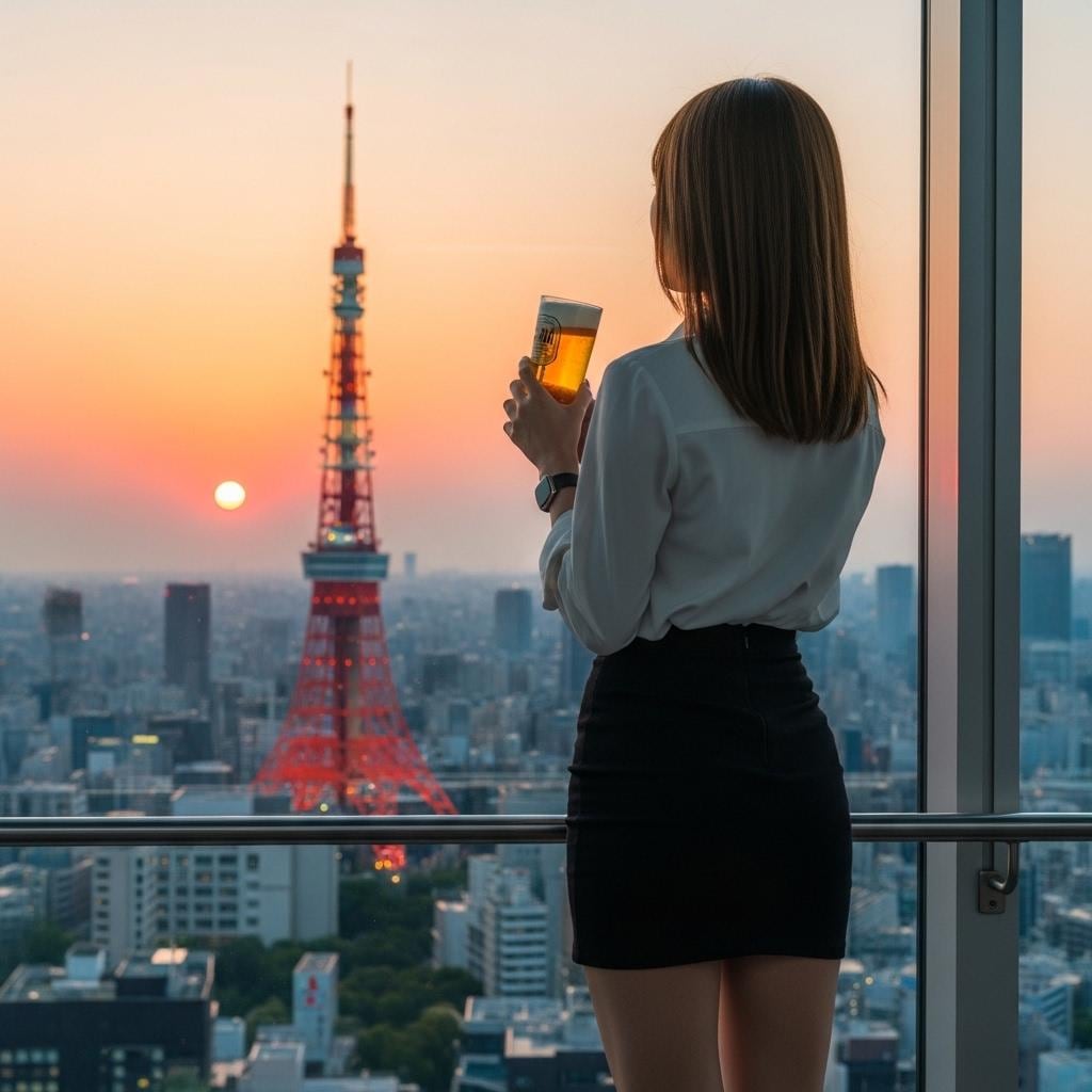 東京タワー　今は亡き貿易センタービルから